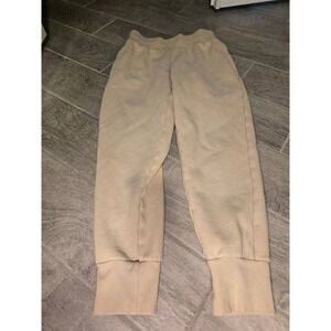 Tna Aritzia Cozy Fleece Mega Jogger Beige Tan Sweatpants High Rise XS